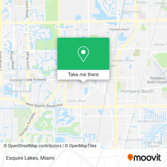 Esquire Lakes map