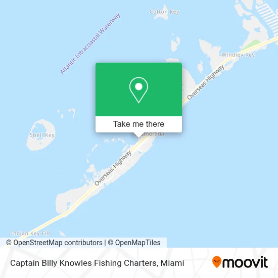 Captain Billy Knowles Fishing Charters map