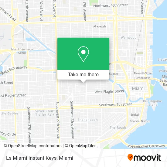 Ls Miami Instant Keys map