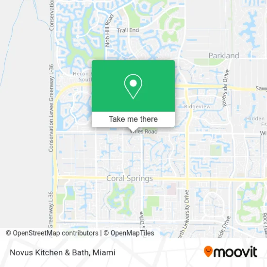 Novus Kitchen & Bath map