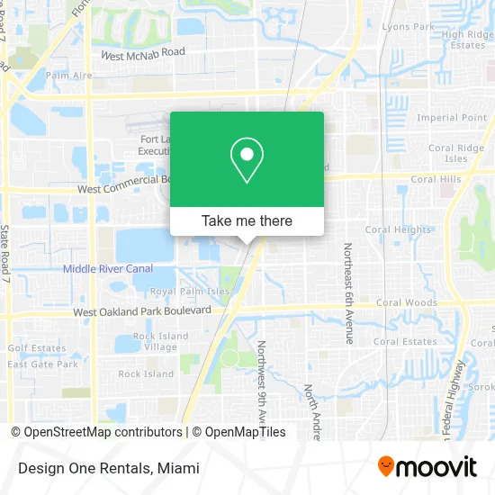 Design One Rentals map