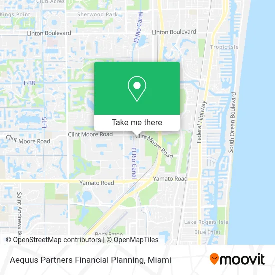 Aequus Partners Financial Planning map