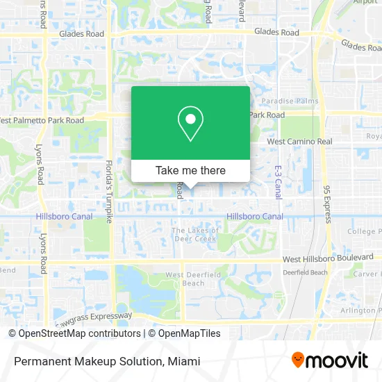 Permanent Makeup Solution map