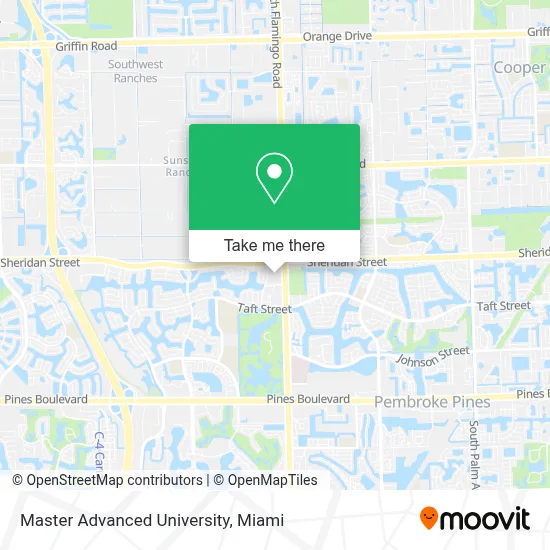 Master Advanced University map