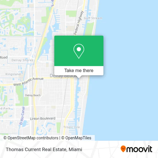 Thomas Current Real Estate map