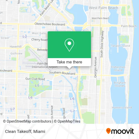 Clean Takeoff map