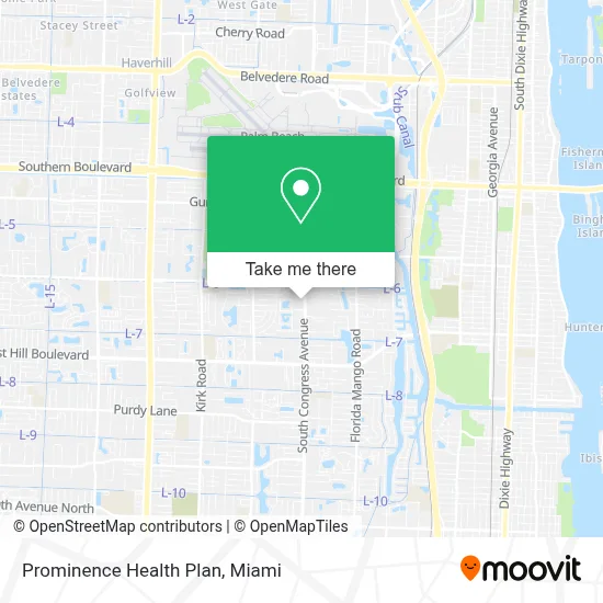 Prominence Health Plan map