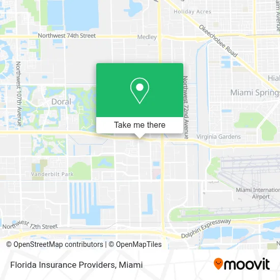Florida Insurance Providers map