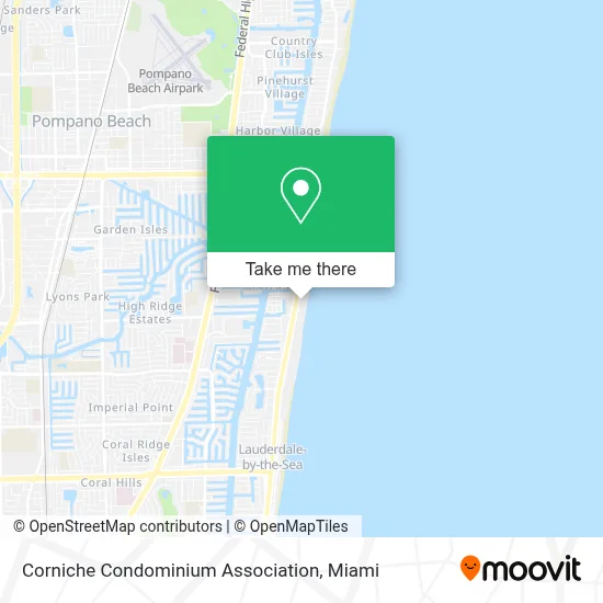 Corniche Condominium Association map