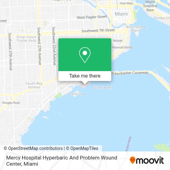 Mercy Hospital Hyperbaric And Problem Wound Center map