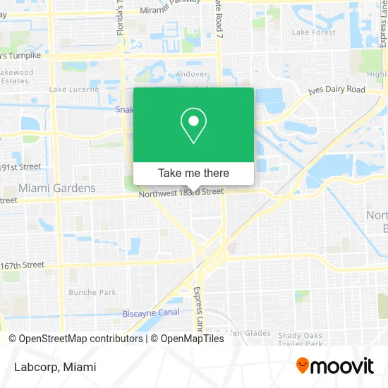 Labcorp map