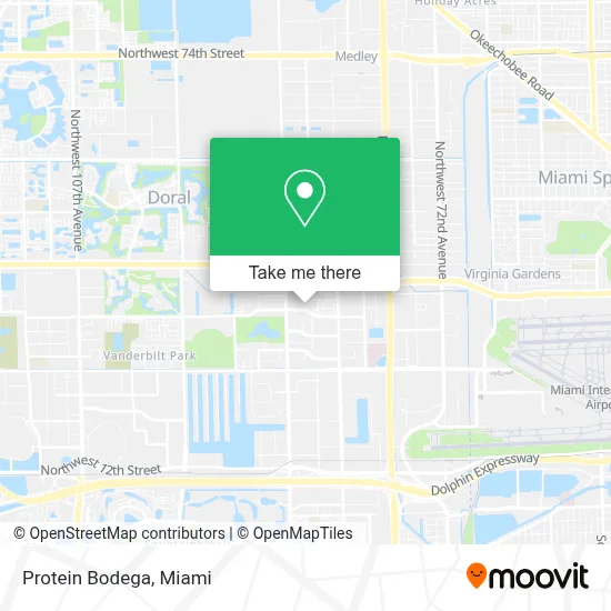 Protein Bodega map