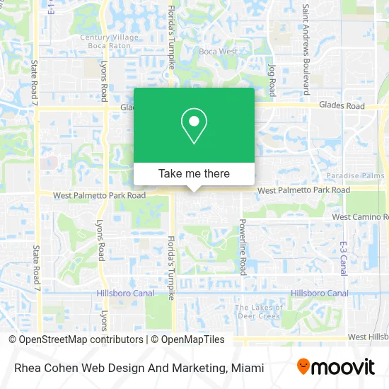 Rhea Cohen Web Design And Marketing map
