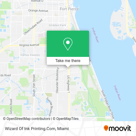 Wizard Of Ink Printing.Com map