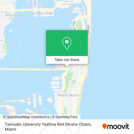 Talmudic University Yeshiva Beit Moshe Chaim map
