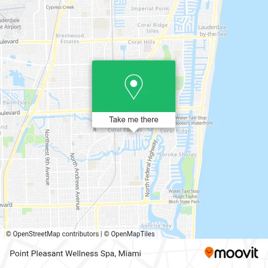 Point Pleasant Wellness Spa map