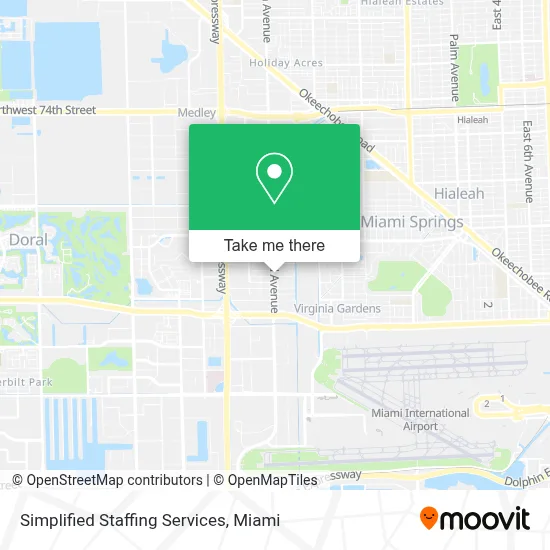 Simplified Staffing Services map
