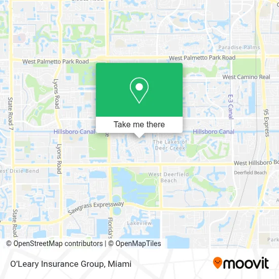 O’Leary Insurance Group map