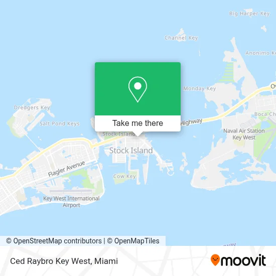Ced Raybro Key West map
