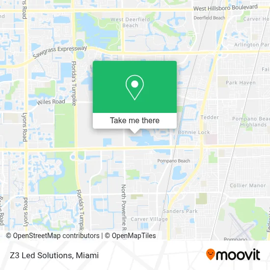 Z3 Led Solutions map