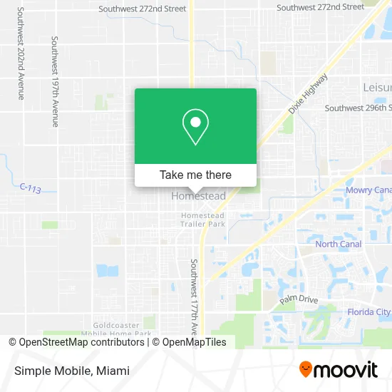 Simple Mobile map