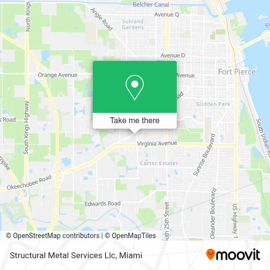 Structural Metal Services Llc map