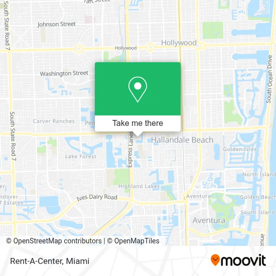 Rent-A-Center map