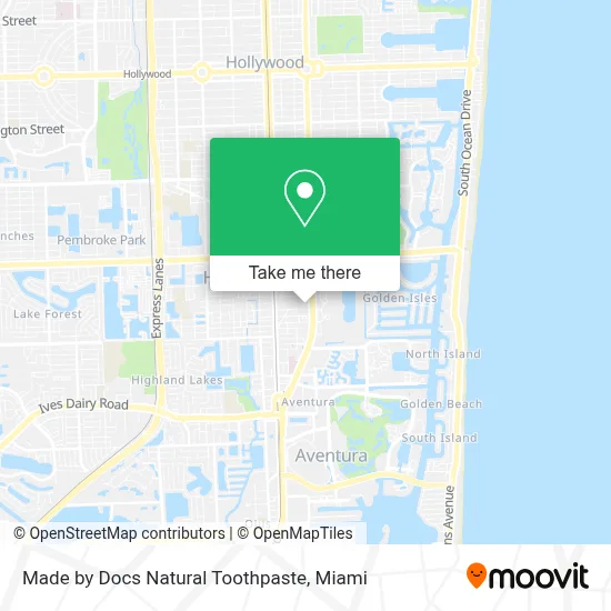 Made by Docs Natural Toothpaste map