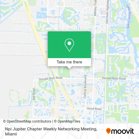Npi Jupiter Chapter Weekly Networking Meeting map