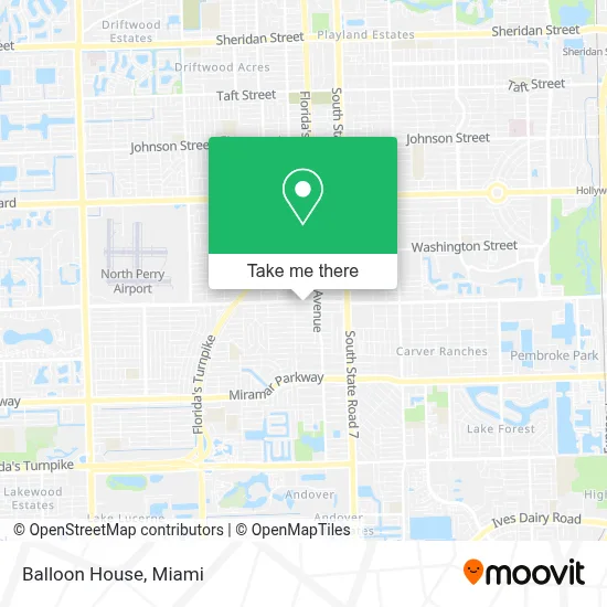 Balloon House map