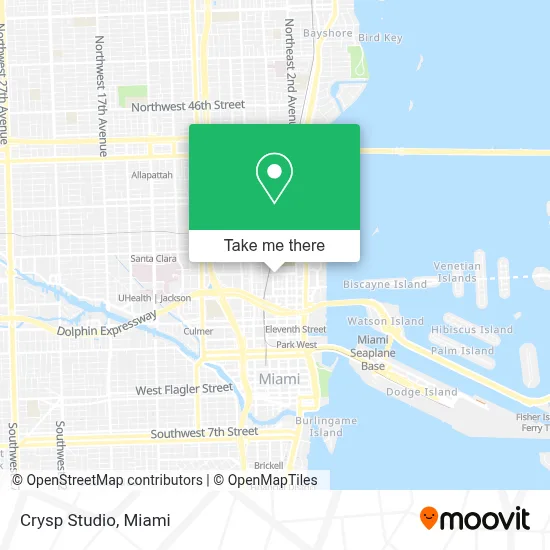 Crysp Studio map