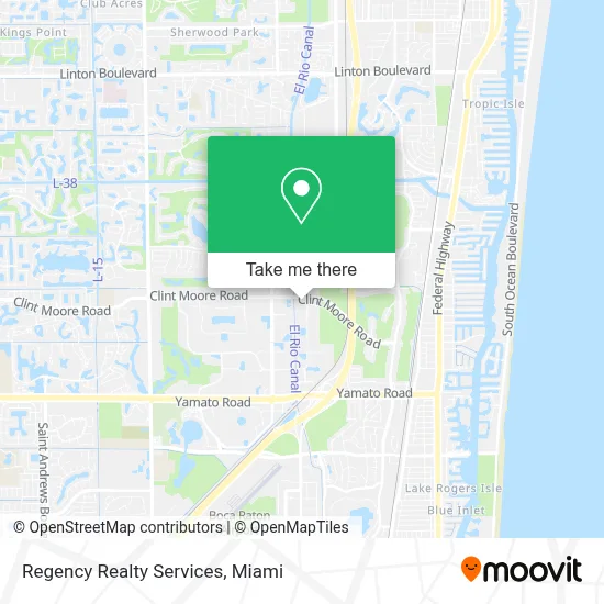 Regency Realty Services map