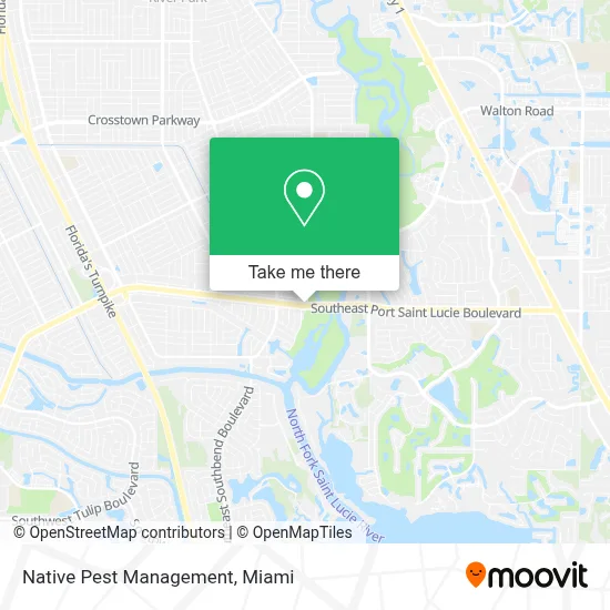 Native Pest Management map