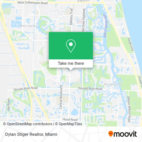 Dylan Stiger Realtor map