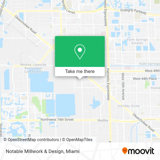 Notable Millwork & Design map