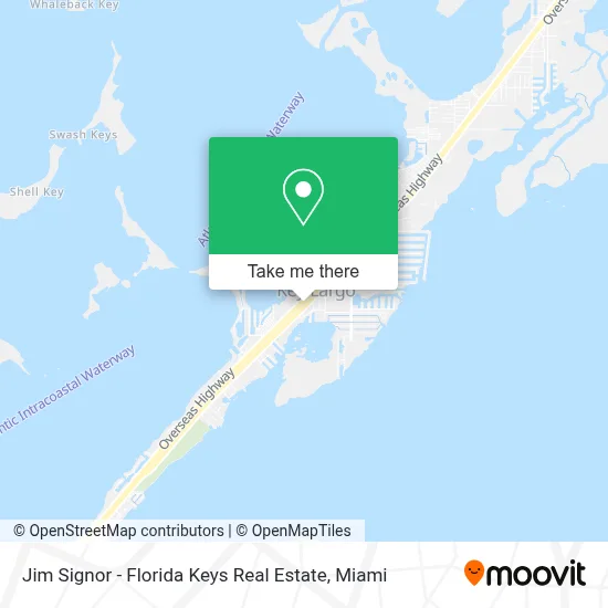 Jim Signor - Florida Keys Real Estate map