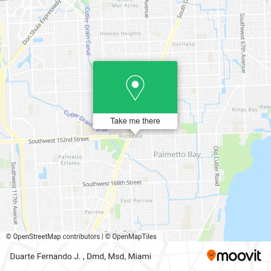 Duarte Fernando J. , Dmd, Msd map