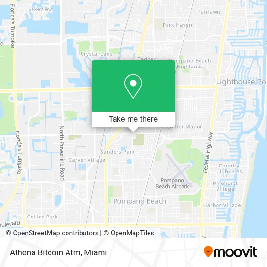Athena Bitcoin Atm map