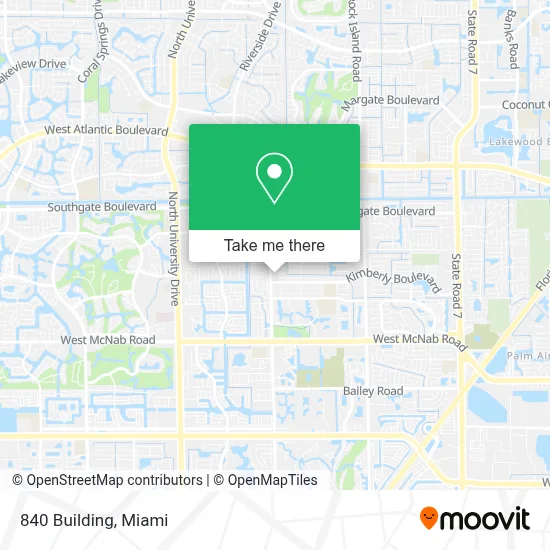 840 Building map