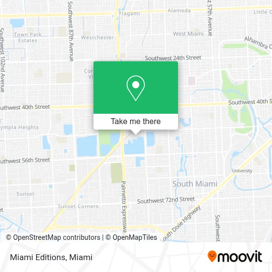 Miami Editions map