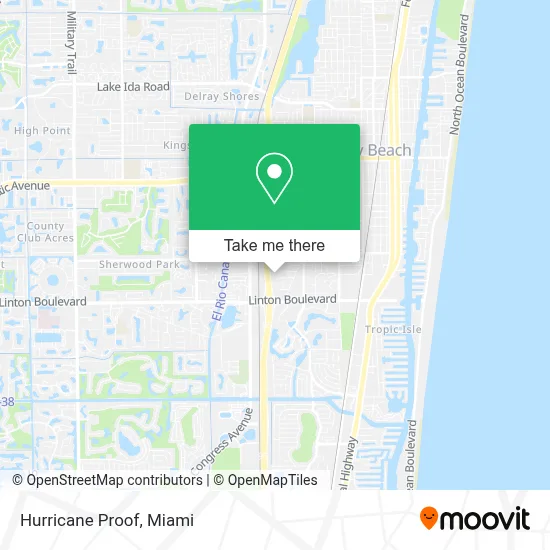 Hurricane Proof map