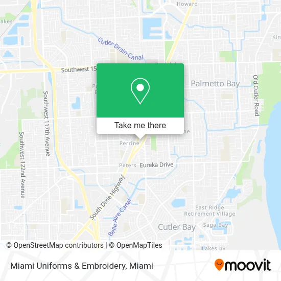 Miami Uniforms & Embroidery map