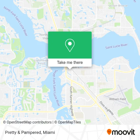 Pretty & Pampered map