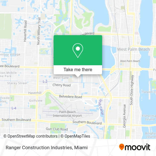 Ranger Construction Industries map