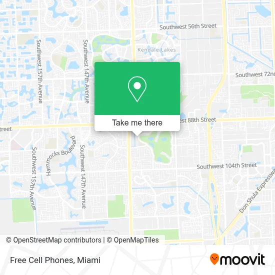 Free Cell Phones map