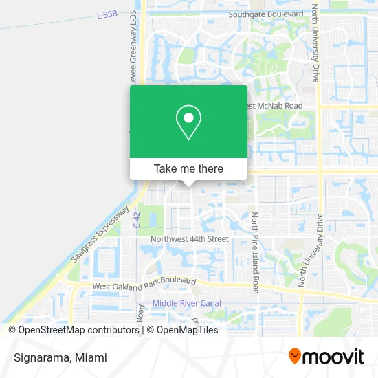Signarama map