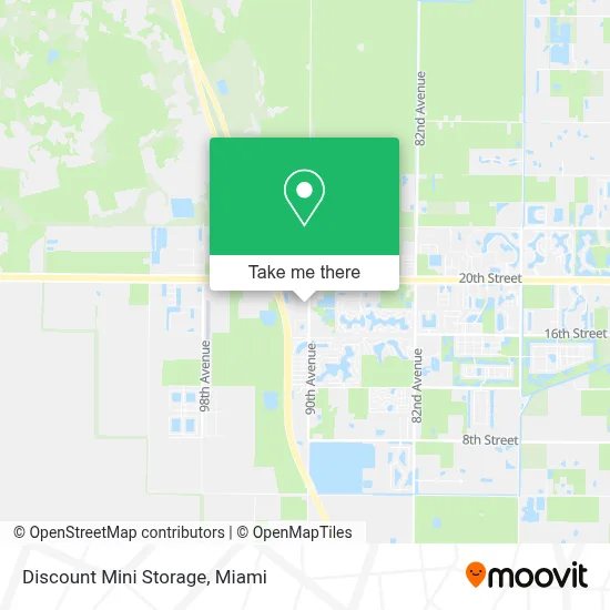 Discount Mini Storage map