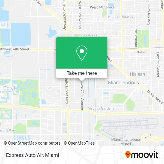 Express Auto Air map