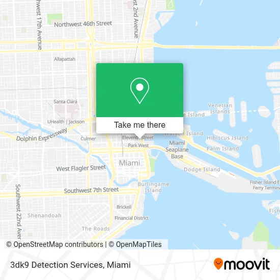 3dk9 Detection Services map