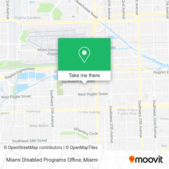 Miami Disabled Programs Office map